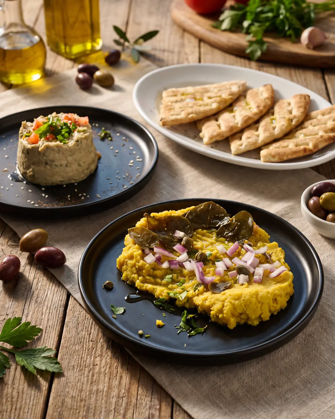 Fava & Melitzanosalata